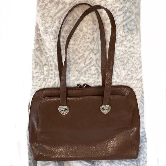 Coldwater Creek Handbags - ✨EUC✨Coldwater Creek Brown Pebbled Laptop/ Tablet Travel Bag